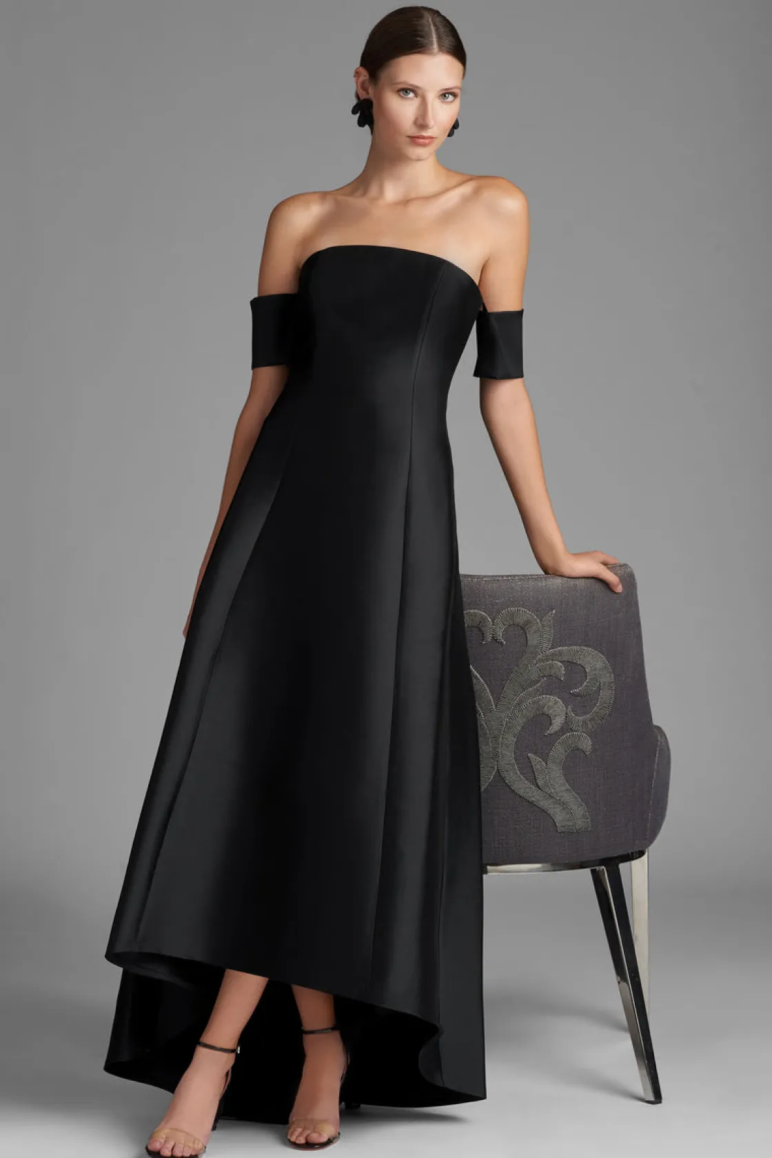 Sachin & Babi Agyness Gown - Black Fashion