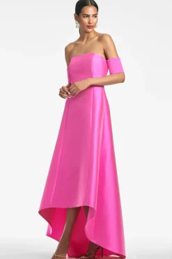 Sachin & Babi Agyness Gown - Fuchsia Cheap