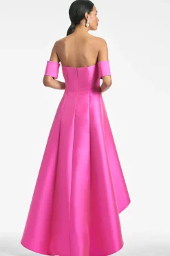 Sachin & Babi Agyness Gown - Fuchsia Cheap