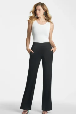 Sachin & Babi Alli Satin Pant - Black Hot
