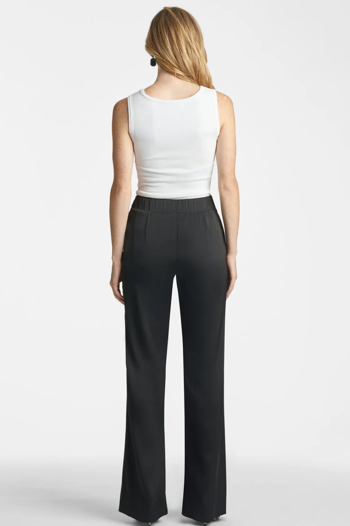 Sachin & Babi Alli Satin Pant - Black Hot