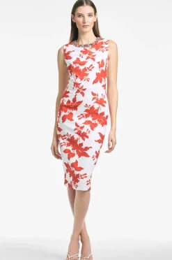 Sachin & Babi Anna Dress - Coral Narcissus Sale