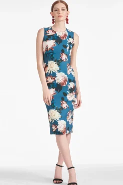 Sachin & Babi Anna Dress - Teal Garden Discount