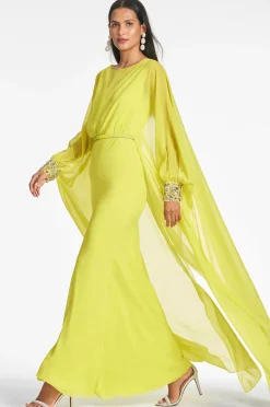Sachin & Babi Aphrodite Gown - Neon Limeade Fashion