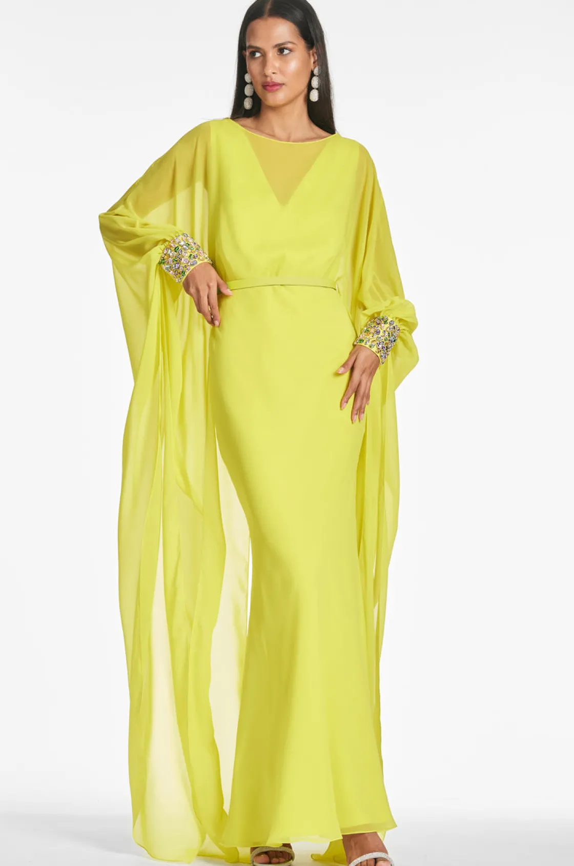 Sachin & Babi Aphrodite Gown - Neon Limeade Fashion