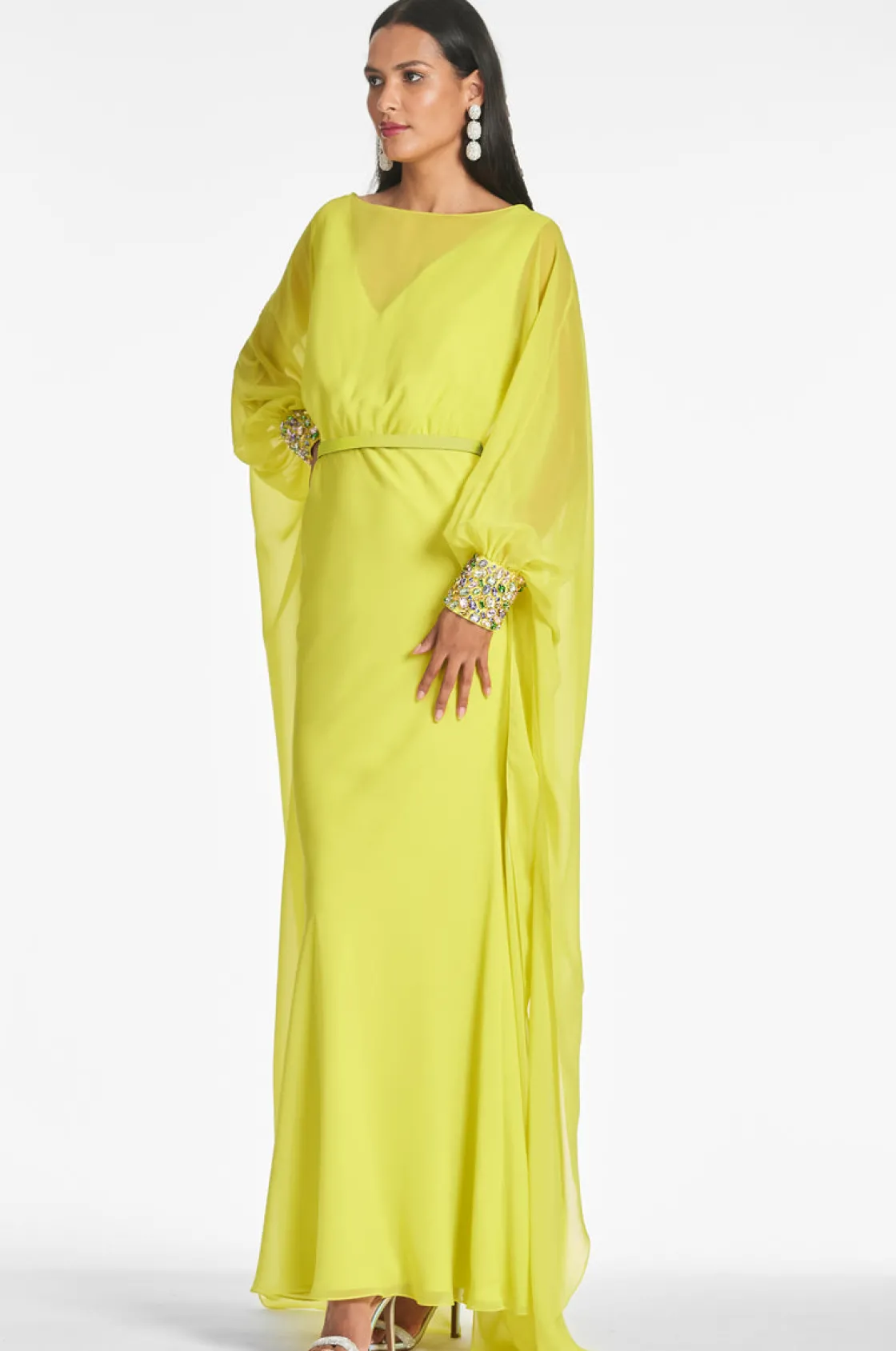 Sachin & Babi Aphrodite Gown - Neon Limeade Fashion