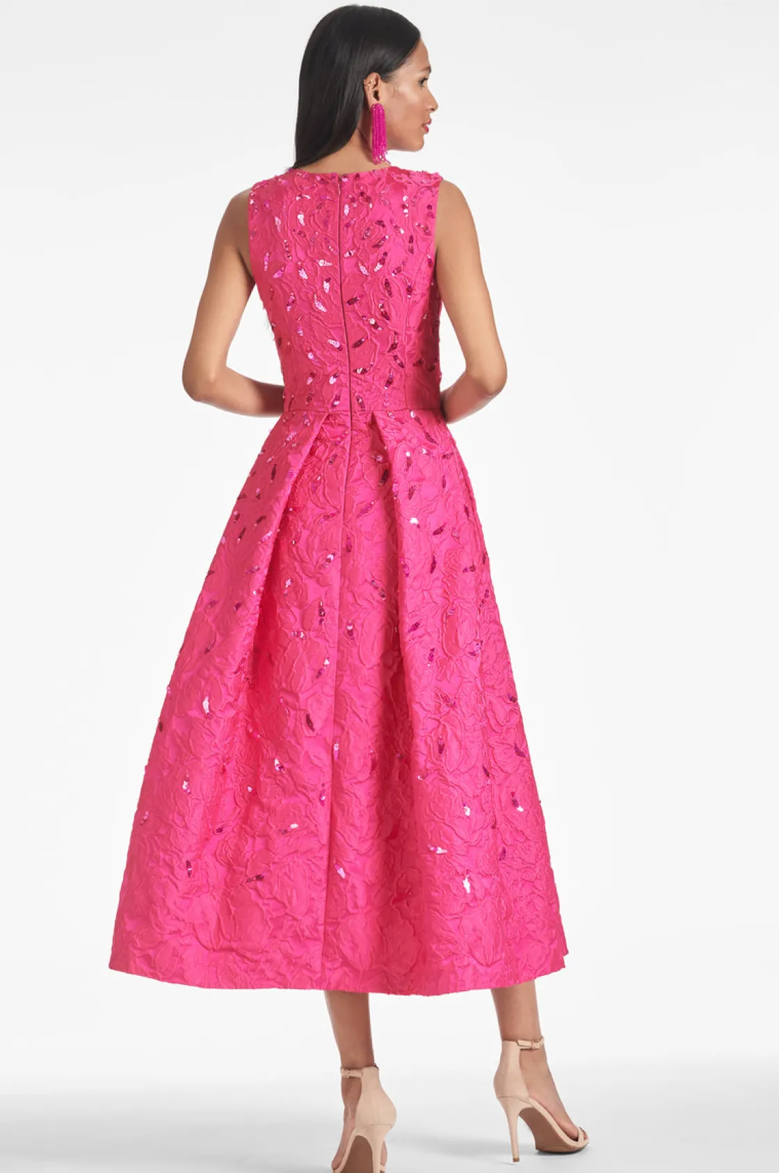Sachin & Babi Ashley Gown - Fuchsia Online