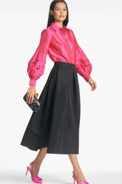 Sachin & Babi Astor Top - Fuchsia Flash Sale