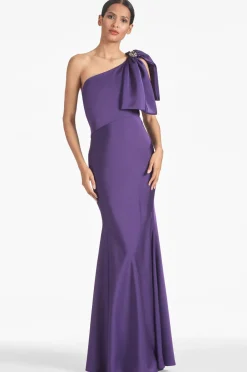 Sachin & Babi Aubrey Gown - Amethyst Clearance