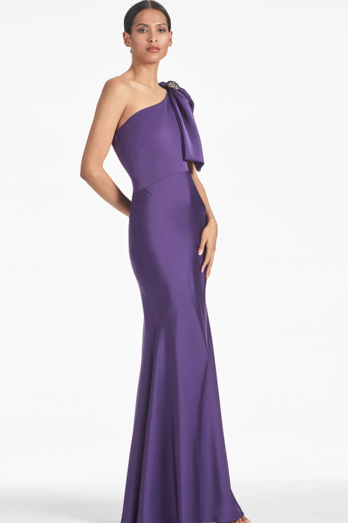 Sachin & Babi Aubrey Gown - Amethyst Clearance