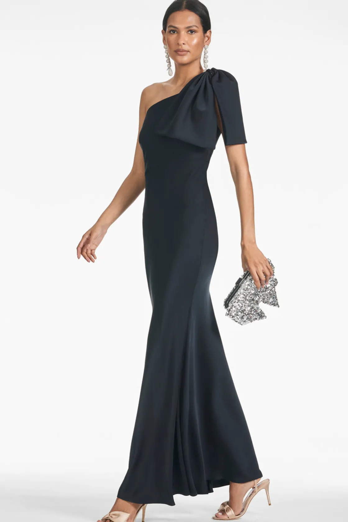 Sachin & Babi Aubrey Gown - Black Cheap