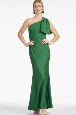 Sachin & Babi Aubrey Gown - Emerald Outlet