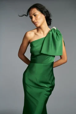 Sachin & Babi Aubrey Gown - Emerald Outlet