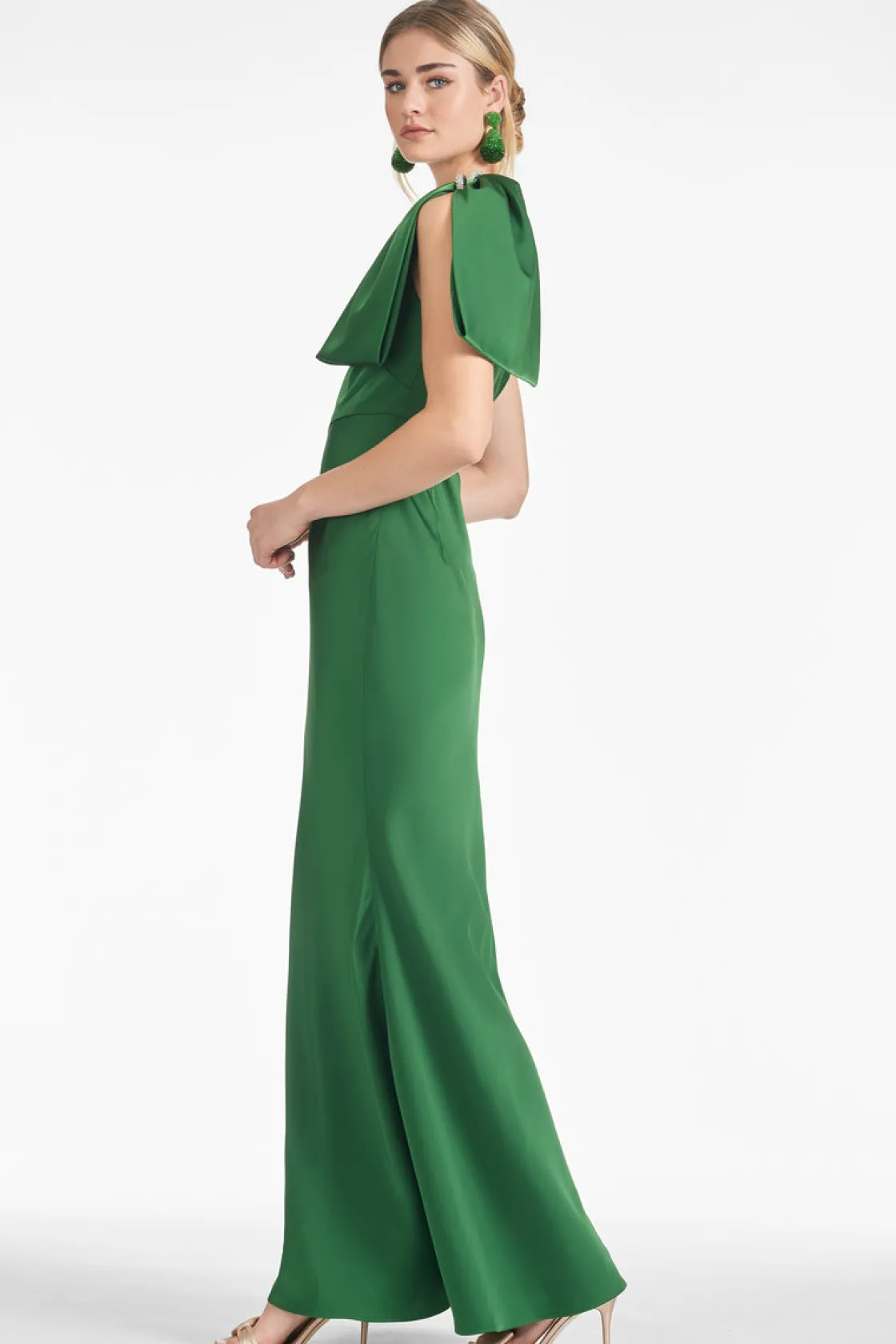 Sachin & Babi Aubrey Gown - Emerald Outlet