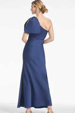 Sachin & Babi Aubrey Gown - Washed Indigo Outlet