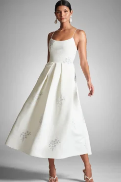 Sachin & Babi Audra Dress - Ivory/Embroidered Floral Ivory/Embroidered Floral Best Sale