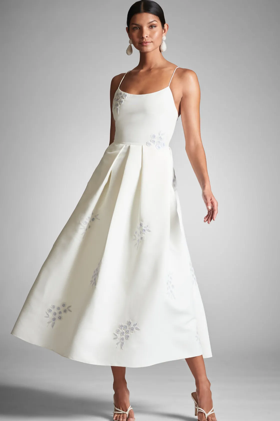 Sachin & Babi Audra Dress - Ivory/Embroidered Floral Ivory/Embroidered Floral Best Sale