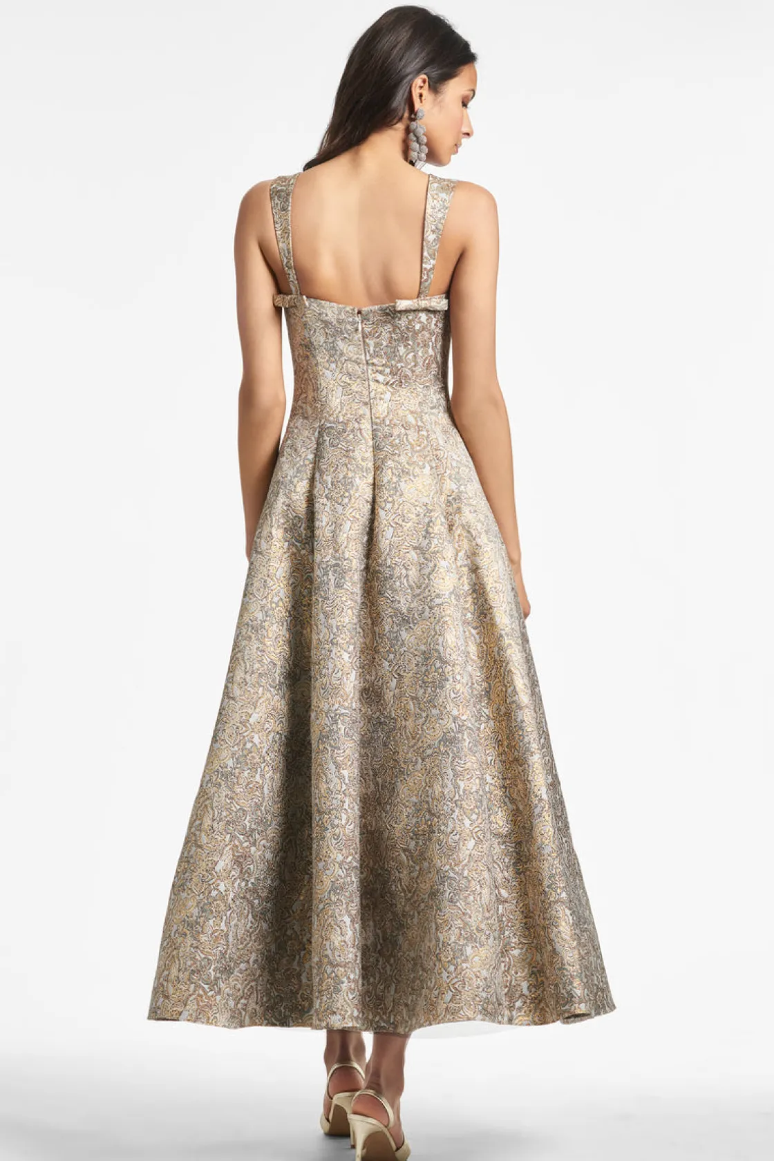 Sachin & Babi Audrey Gown - Gilded Floral Fashion