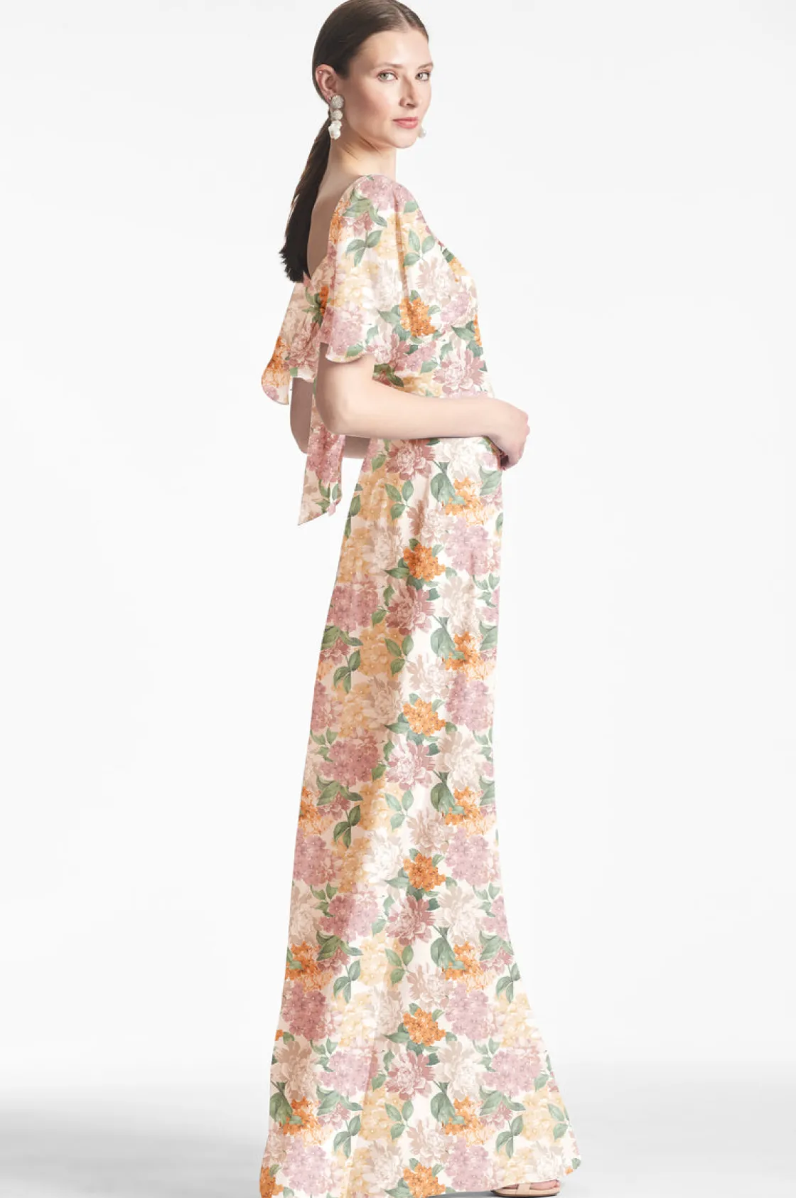 Sachin & Babi Aurora Gown - Antique Bouquet Clearance