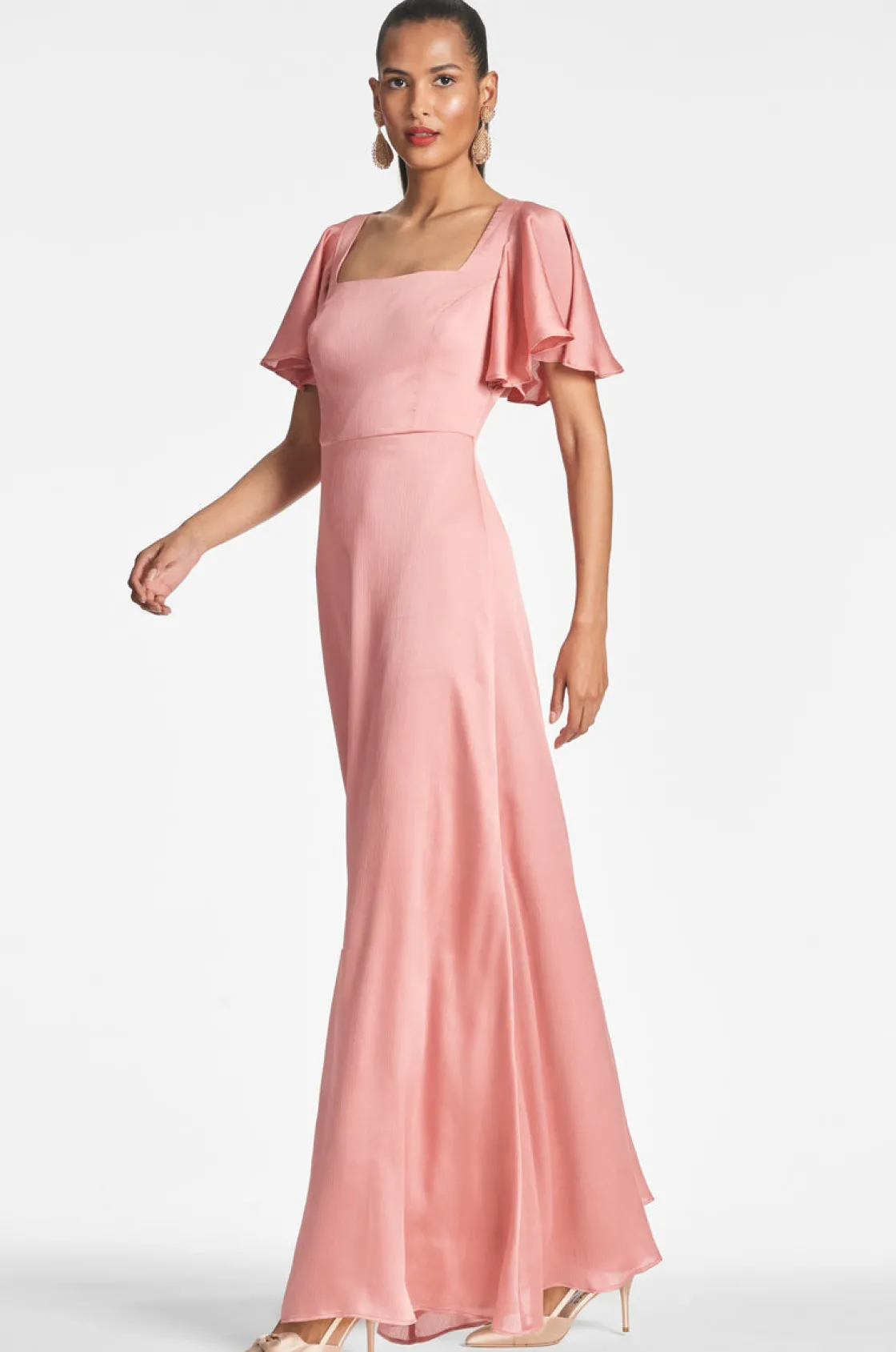 Sachin & Babi Aurora Gown - Rouge Hot