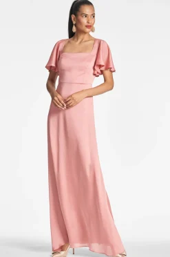 Sachin & Babi Aurora Gown - Rouge Hot