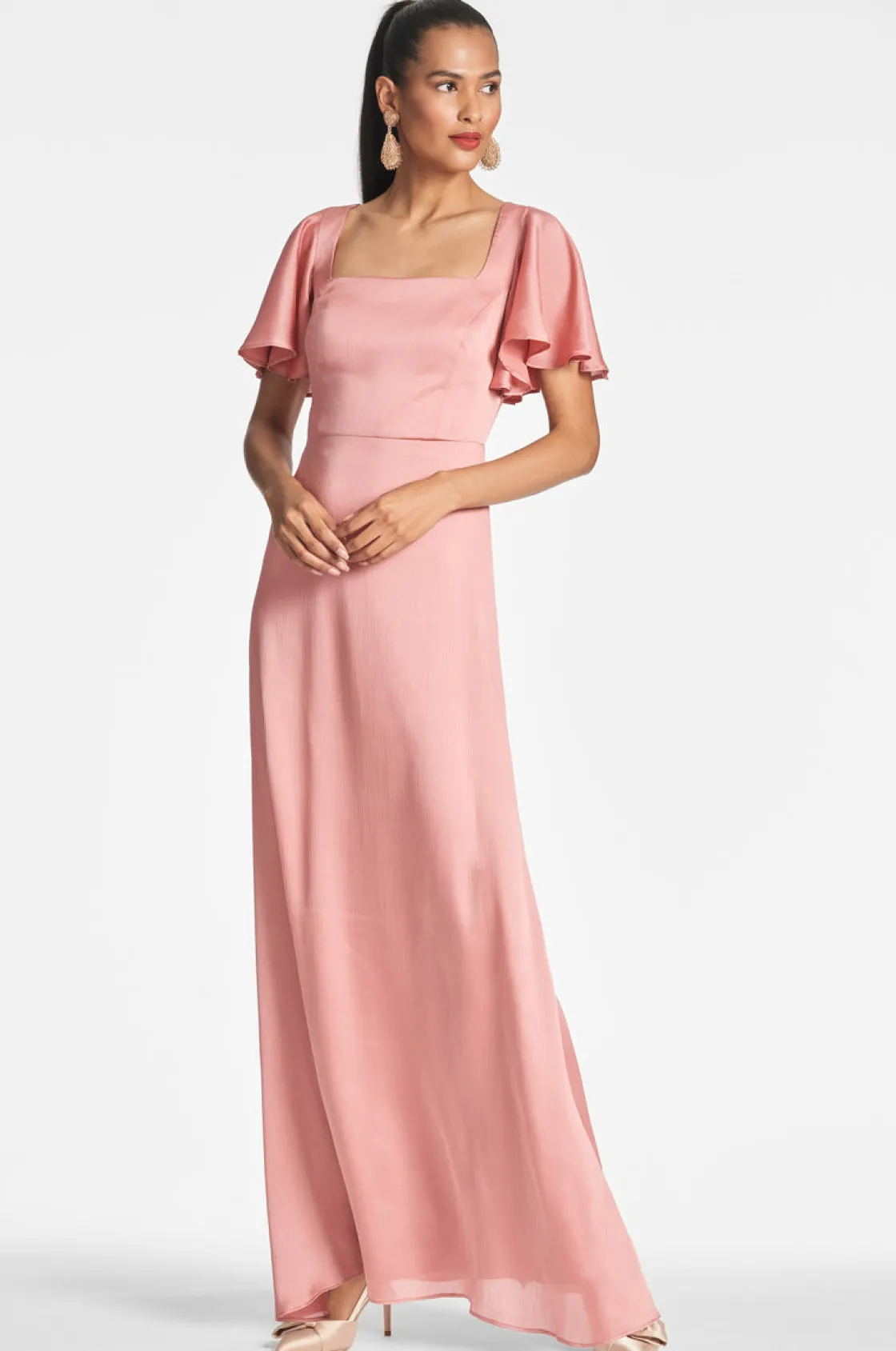 Sachin & Babi Aurora Gown - Rouge Hot