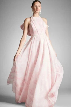 Sachin & Babi Avril Gown - Pale Pink Floral Fashion