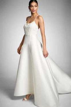 Sachin & Babi Belinda Gown - White/ Ivory New
