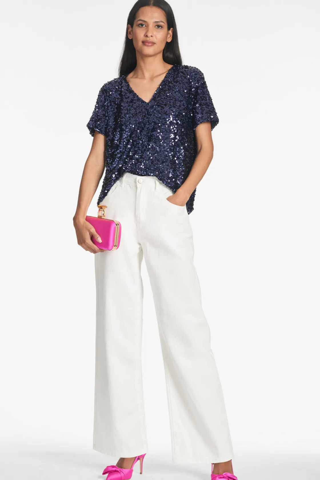 Sachin & Babi Bette Top - Night Sky Discount