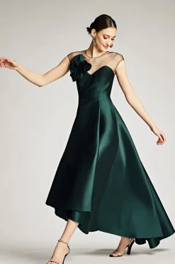Sachin & Babi Blakely Gown - Forest Green Flash Sale