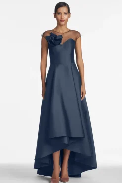 Sachin & Babi Blakely Gown - Navy Outlet