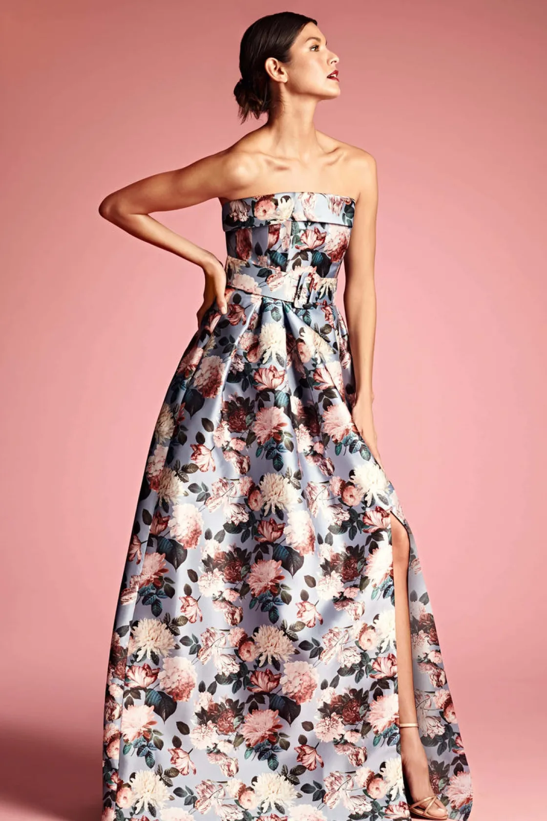 Sachin & Babi Brielle Gown - Ice Blue Garden Discount
