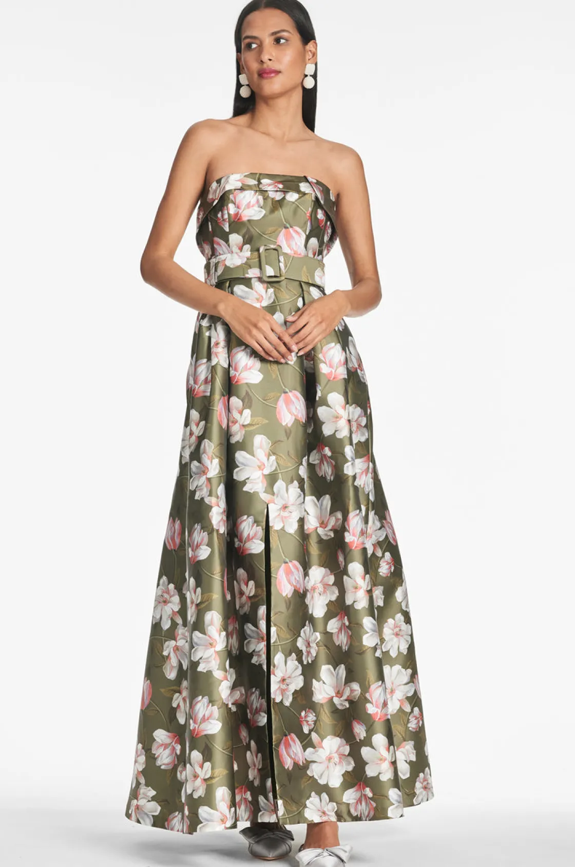 Sachin & Babi Brielle Gown - Moss Magnolia Online