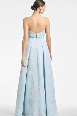 Sachin & Babi Brielle Gown - Sky Venetia Petals New