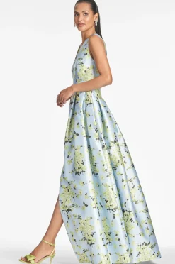 Sachin & Babi Brooke Gown - Sky Citrine Floral Cheap