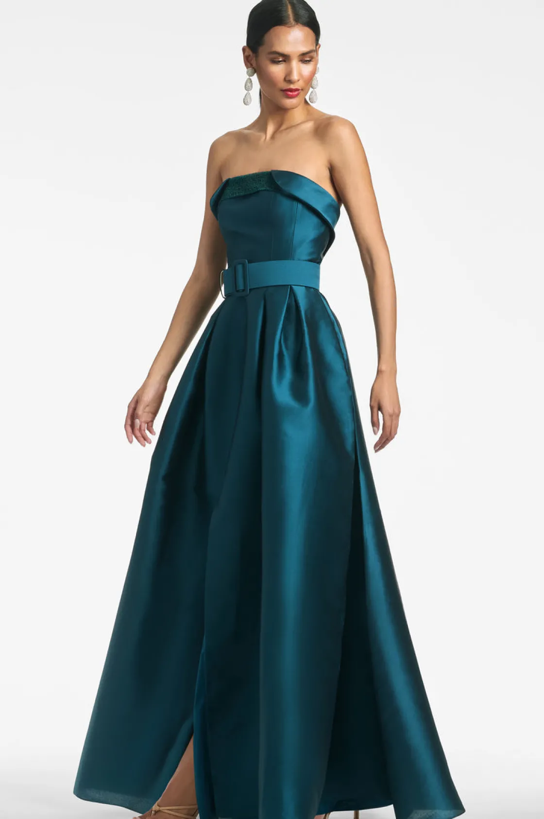 Sachin & Babi Ceri Gown - Deep Teal Online
