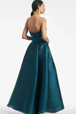 Sachin & Babi Ceri Gown - Deep Teal Online