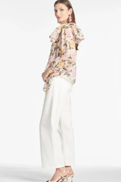 Sachin & Babi Charlotte Top - Pink Lemonade Bouquet Clearance