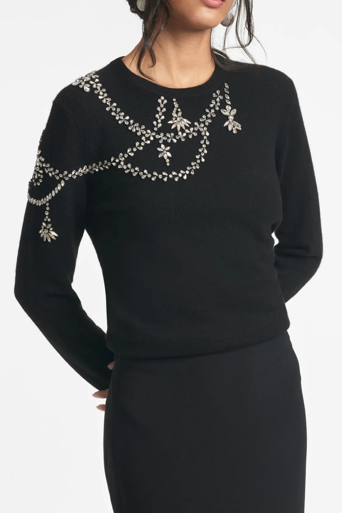 Sachin & Babi Charmaine Knit - Black Cheap