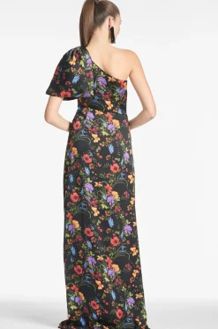 Sachin & Babi Chelsea Gown - Noir Wildflower Best Sale