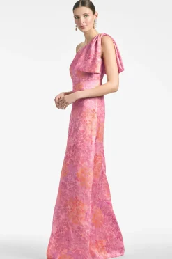 Sachin & Babi Chelsea Gown - Pastel Sunset Hydrangea Hot