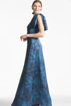 Sachin & Babi Chelsea Gown - Tonal Petal Hot