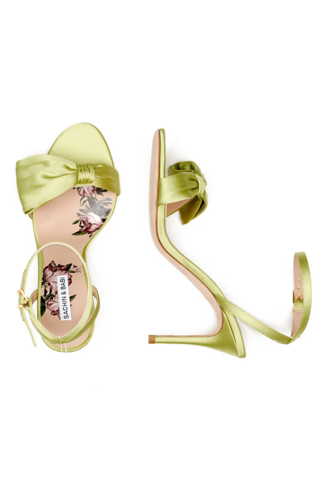 Sachin & Babi Chelsea Obi-Bow Open Toe - Lime Green Fashion