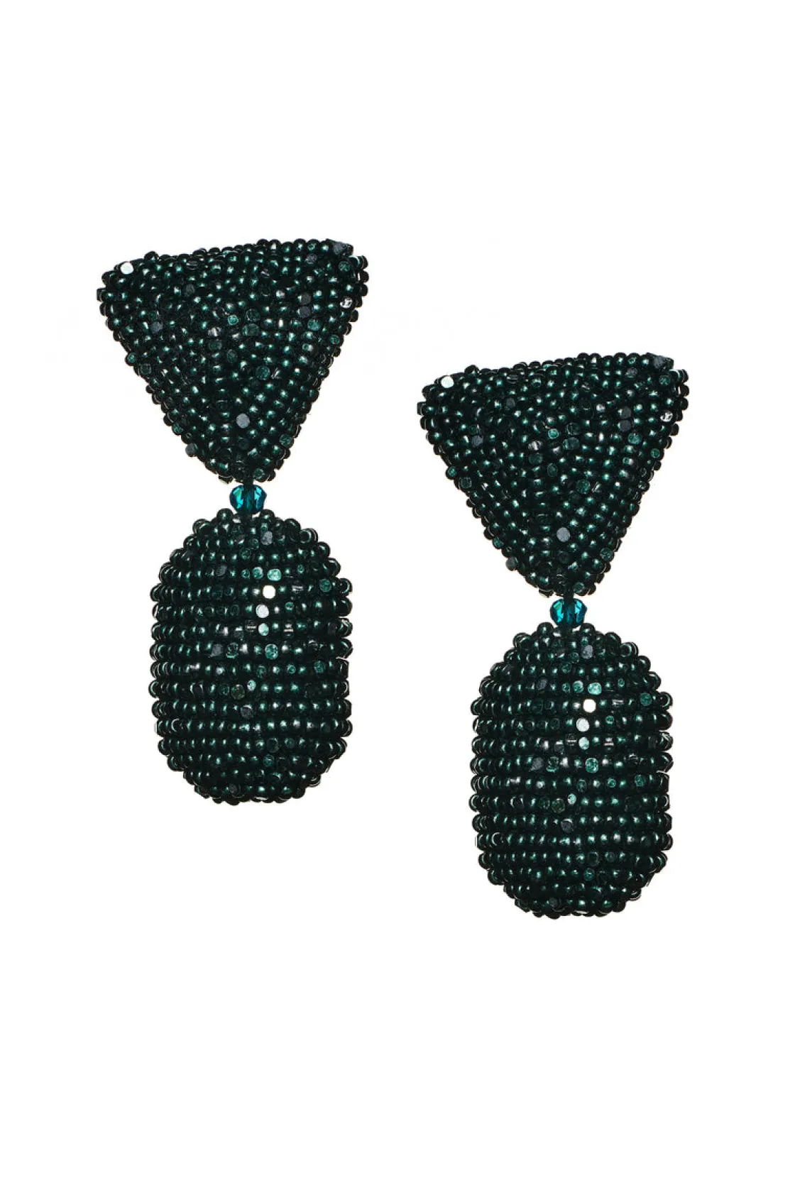 Sachin & Babi Chrystie Earrings - Metallic Faceted Beads Metallic Magenta Hot