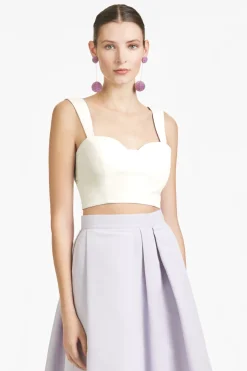 Sachin & Babi Darcy Top - - Faille Ivory Flash Sale