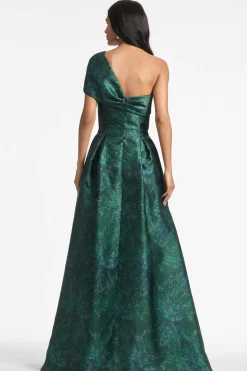 Sachin & Babi Deliah Gown - Malachite Bouquet Multi Store