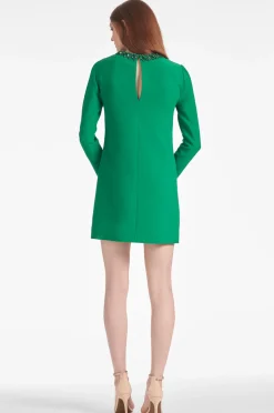 Sachin & Babi Embellished Lily Dress - Cadmium Green Cheap
