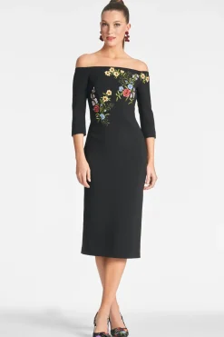Sachin & Babi Fatima Dress - Noir Bouquet Cheap