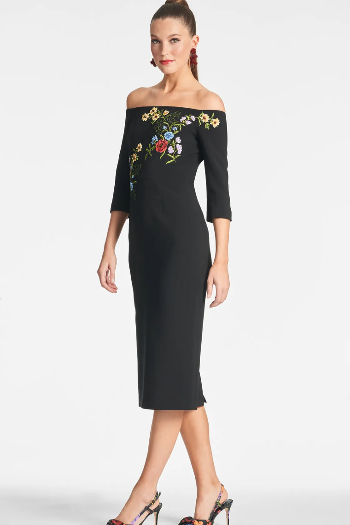 Sachin & Babi Fatima Dress - Noir Bouquet Cheap