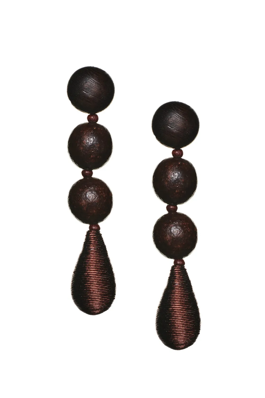 Sachin & Babi Frida Earrings - Wood Robles Wood & Metallic Bronze Cheap